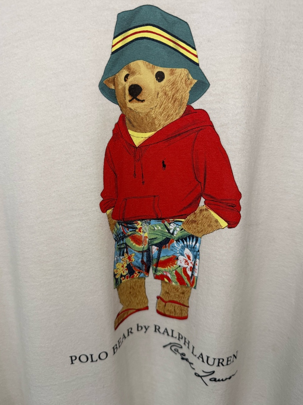 Polo Ralph Lauren Polo Bear Long Sleeve Shirt XL White Classic Fit - Picture 2 of 9